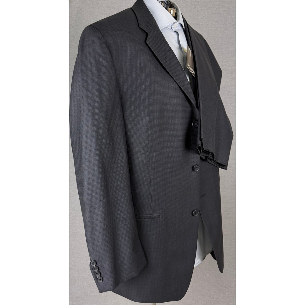 Brandini Le‎ Collezioni Men 43R 36W Suit 2pc Wool Super 100s Hecht's Canada NEW